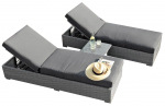 Aiam&ouml;&ouml;bli komplekt Home4you Ascot 3 Piece, hall v., 1-2 istekohta