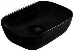 Vannitoa kraanikauss Domoletti ACB ACB8417A, keraamiline, 46 cm x 33 cm x 13.5 cm, matt must v.