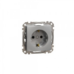 Pistikupesa Schneider Electric Sedna Design SDD113022, maandusega, alumiinium v.