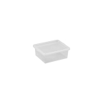 Kaanega hoiukarp, t&ouml;&ouml;riistadele/esemete hoidmiseks/m&auml;nguasjade jaoks Okko Basic Box 2291, 1.7 l, l&auml;bipaistev, 17 x 20.5 x 7.5 cm