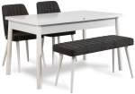S&ouml;&ouml;gitoa komplekt Kalune Design Santiago 1053 - 3 B, valge v./antratsiit v.