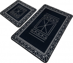 Vannitoamattide komplekt Foutastic Vansiya 510CHL1183, mitmev&auml;rviline, 100 cm x 60 cm