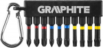 Kruvikeeraja otsikute komplekt Graphite 56H562, PZ2, 50 mm, 1/4"