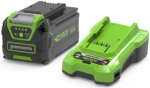 Aku ja laadija komplekt Greenworks GSK40B4, 40 V, li-ion, 4000 mAh