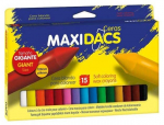Kriidid, vahajas Alpino Maxidacs, 120 mm, mitmev&auml;rviline, 15 tk