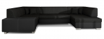 Nurgadiivan Havana Sawana 14, Soft 11, must v., parem, 320 x 207 cm x 73 cm