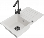 K&ouml;&ouml;givalamu Mexen Pablo 6510751010-20+671600-70+66911-70, graniit, 75 cm x 43 cm x 16.1 cm, white+black(b)