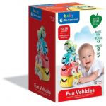 Arendav m&auml;ng Clementoni Fun Vehicles, mitmev&auml;rviline, 4 tk