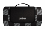 Matkamatt Outliner, must v., 150 x 130 cm