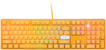 Juhtmega m&auml;nguklaviatuur Ducky One 3 One 3 Cherry MX Clear, Inglise (US), kollane v.