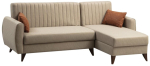 Diivanvoodi Hanah Home Alkon 730MST1302, beež v., 130 x 223 cm x 86 cm