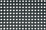 Uksematt Honeycomb, must, 60 cm x 40 cm