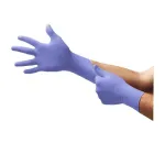 Kindad kummeeritud Ansell Microflex, sinine v., L, 100 tk