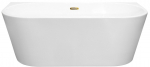 Vann, teisaldatav Besco Vica New, 80 cm x 170 cm x 60.5 cm, valge