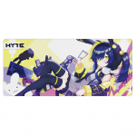 Hiirematt Hyte, 40 cm x 90 cm, valge v./must v./kollane v.