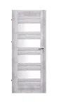 Siseukseleht Domoletti EUBE, vasakpoolne, hall v., 203.5 x 74.4 x 4 cm