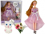 Nukk aksessuaaridega Lean Toys Emily Fashion & Classical, 30 cm, mitmev&auml;rviline