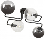 Valgusti lagi Emibig Brendi 4, E14, 4 x 10 W, must v.