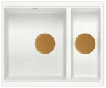 K&ouml;&ouml;givalamu Quadron Logan 150, graniit, 56 cm x 46 cm x 22 cm, valge v./vask v.