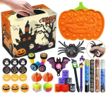 Stressivastane m&auml;nguasi, komplekt Lean Toys Halloween, mitmev&auml;rviline