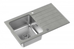 K&ouml;&ouml;givalamu Quadron Kenneth 111, roostevaba teras/graniit, 78 cm x 48 cm x 19.5 cm, hall v.