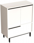 Kingakapp Kalune Design ON8C-W, valge v., 74.8 cm x 35.5 cm x 90.4 cm