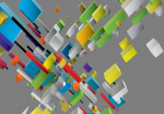 Fototapeet Artgeist Color Puzzle, 70 cm x 70 cm