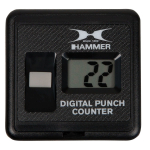 Treeninglisaseade, digitaalne l&ouml;&ouml;giloendur Hammer Digital Punch Counter, must
