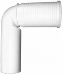 Sifoon wc potile H&L DN110, valge v.