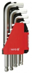 Kuuskantv&otilde;tmete komplekt Yato YT-0509, kuusnurkne, 18 cm, 10 tk