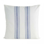 Dekoratiivpadjap&uuml;&uuml;r Len 25, kreemjasvalge/violetne, 50 cm x 50 cm