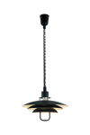 Valgusti rippuv Domoletti ISLE 2023614-BK, E27, 1 x 40 W, must v. / must v.