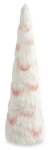 Figuurid, "Kuusepuu", 12 cm, valge/roosa