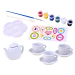 Loominguline maalikomplekt Tea Set ZA2592, valge v./mitmev&auml;rviline
