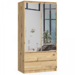 Esiku riidekapp Akord Furniture Factory S90, tamm v., 51 cm x 90 cm x 180 cm
