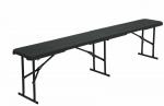 Kokkupandav pink Nils Camp NC3404, must v., 183 cm x 28 cm x 43 cm