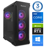 Statsionaarne arvuti Intop Intel Core i7-12700F, DDR5 16 GB, SSD 250 GB, NVIDIA GeForce RTX 5050 8 GB GDDR6, Windows 11 Pro