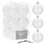 J&otilde;ulupuu m&auml;nguasjade komplekt Springos CA0846, p&auml;rlvalge v., 6 cm, plastik, 12 tk