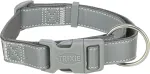 Kaelarihm koertele Trixie Premium Reflect, grafiit v., 420 - 650 mm x 30 mm, L/XL