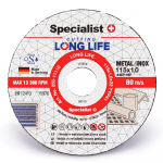 L&otilde;ikeketas Specialist+ Long Life, 115 mm x 1 mm x 22 mm