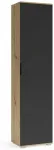 Esiku kapp Clif SL-50, pruun v./must v., 50 cm x 38 cm x 202.5 cm