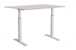 Kirjutuslaud reguleeritava k&otilde;rgusega Sun-Flex EasyDesk Adapt III, valge v./hall v.