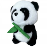 Pehme m&auml;nguasi panda 22557, valge/must, 18 cm