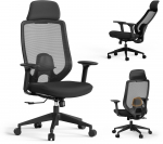 T&ouml;&ouml;tool SENSE7 Nakai, 57 x 72.5 x 115 - 124.5 cm, must v.