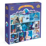 Pusle Djeco Story Beauty And The Beast, 50 cm x 38 cm, 100 tk, mitmev&auml;rviline