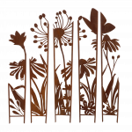 Taimetugi 4IQ Flowers S, 87 cm x 1.5 cm, 117 cm, teras, pruun v., 5 tk