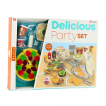 M&auml;nguk&ouml;&ouml;gi tarbed, toidukaupade komplekt Lean Toys Delicious Party, mitmev&auml;rviline