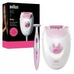 Epilaator Braun SE3-202, valge v./roosa v.