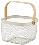 Korv Kinvara 10865, puit/metall, 26.5 cm x 26 cm, pruunikas v.