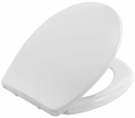 WC-poti prill-laud kaanega Gedy Topazio, valge v., 43.6 cm x 36.3 cm